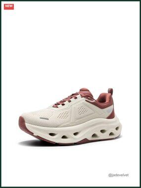 Women's Cushioning Walking Running Shoes with Arch Support, Breathable Mesh,